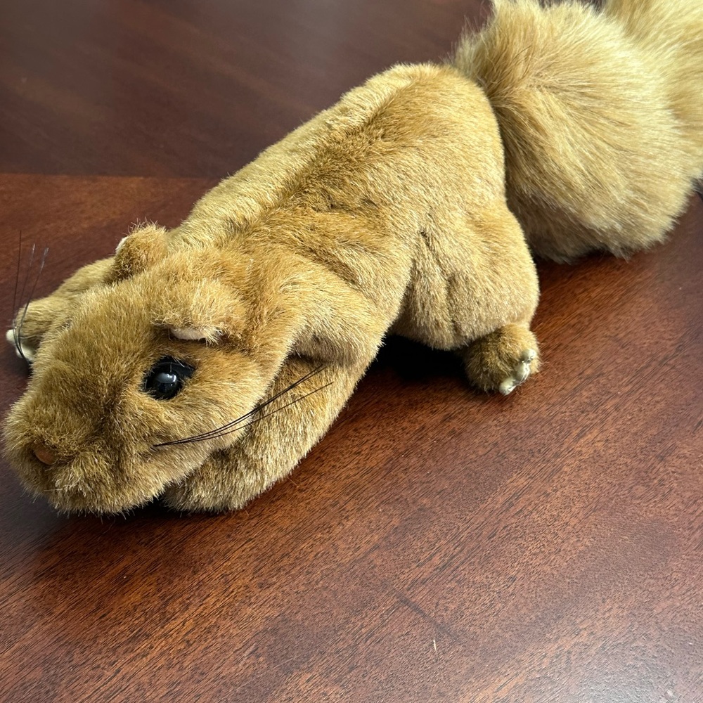 Folkmanis 19" Squirrel Forest Stuffed Animal Plush Hand Puppet EC